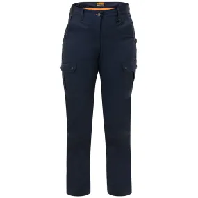 Bison Trouser Womens Lightweight Stretch Polycotton Navy